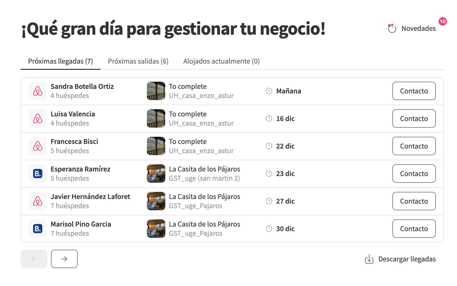 agencia de alquiler vacaciones